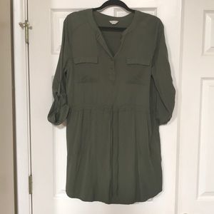 Army green Altar’d State dress